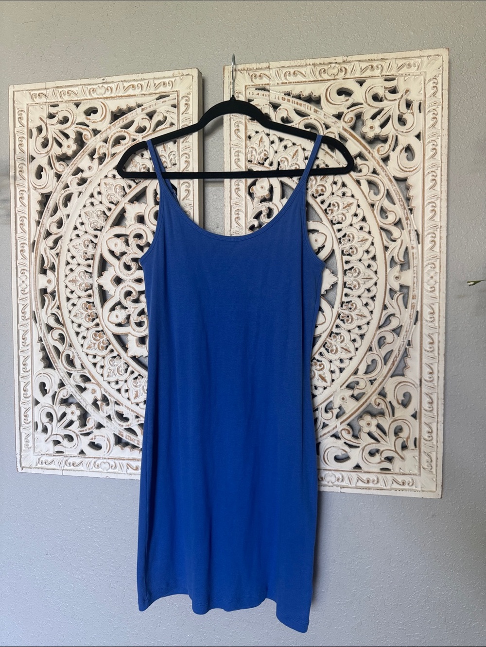 Old Navy Royal Blue Slip Dress with Spaghetti Straps